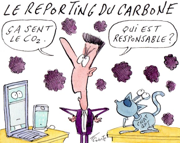 Dessin: ERP : les outils de reporting du carbone se multiplient